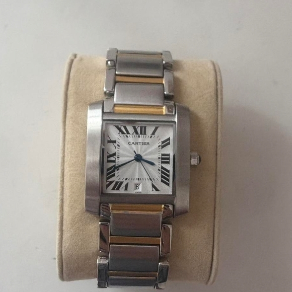 Cartier Jewelry - Cartier Tank Francaise Stainless Steel Two-Tone Watch - Silver & Gold